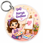 Personalized Kids Name Tag Keychain