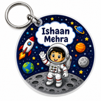 Personalized Kids Name Tag Keychain