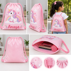 Personalized Kids Drawstring Bag