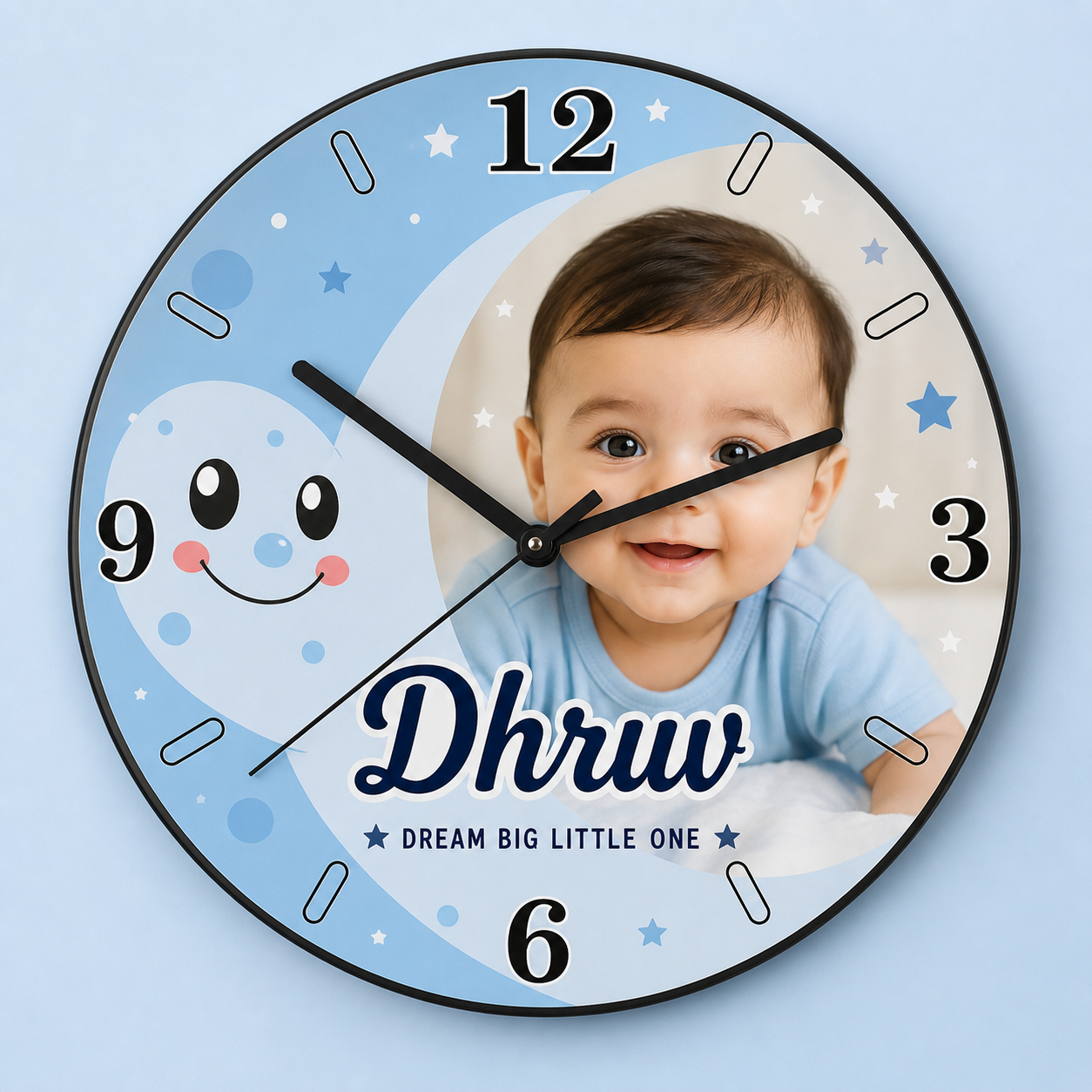 Personalized Kids Photo Wall Clock