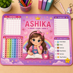 Personalized Kids Study Table Mat